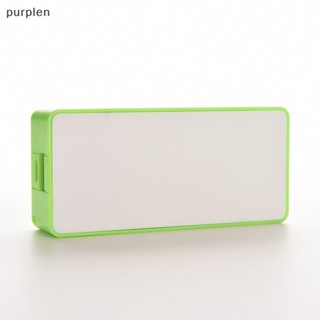 Purplen เคสชาร์จ USB 5600mAh 18650 สําหรับชาร์จโทรศัพท์มือถือ EN