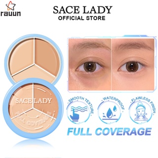 Sace Lady คอนซีลเลอร์สามสี Light Docile Natural Waterproof Anti-sweat Sl250 แบรนด์แท้