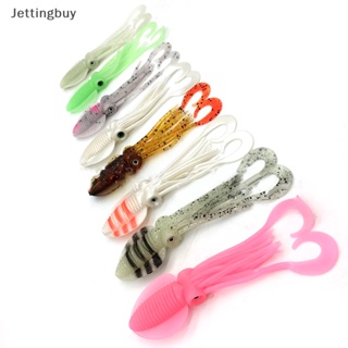 [Jettingbuy] ใหม่ พร้อมส่ง เหยื่อตกปลาหมึก ปลาหมึก ปลาหมึก ปลาหมึก เรืองแสง UV นิ่ม ขนาด 18 ซม.