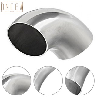 【ONCEMOREAGAIN】Pipe Fittings Elbow Hose Connector Pipe Adapter Silver Stainless Steel Elbow