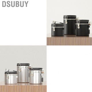 Dsubuy Airtight Coffee Container 304 Stainless Steel with  Vent Valve Canister for Home Kitchen