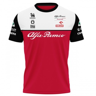 เสื้อยืด ลายทีม Alfa Romeo F1 D035 3D