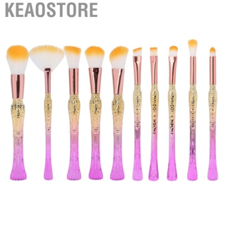 Keaostore Make Up Tool  Cosmetics Brushes Durable Handle Exquisite Appearance  Brush Makeup 10Pcs for Daily Use Professional