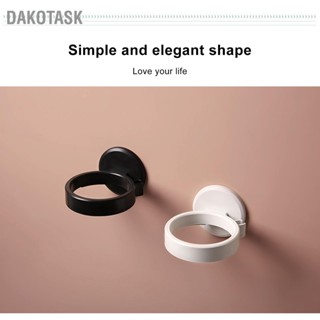 DAKOTASK ที่วางเครื่องเป่าผมติดผนัง Punch ฟรีชั้นวางเครื่องเป่าผมสำหรับร้านเสริมสวยใช้ในบ้าน