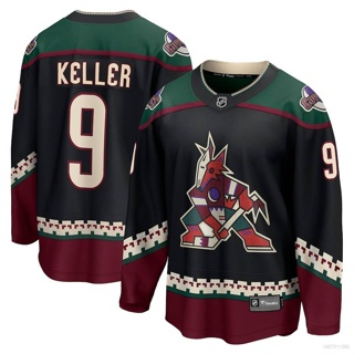 เสื้อกีฬาแขนยาว ลาย HQ1 NHL Arizona Coyotes Home Keller Jersey พลัสไซซ์ QH1