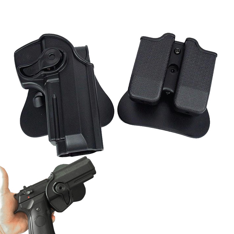 IMI Gun Holster for Beretta 92FS 92 96 M9 Tctical Pistol Waist Holster Airsoft Case with Clip Pouch