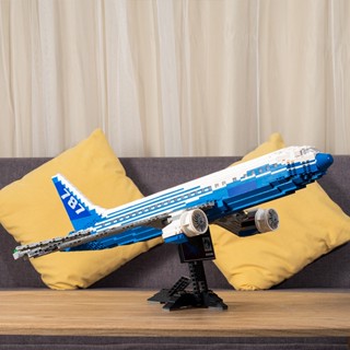 บล็อคตัวต่อเครื่องบิน 8,0009 Aviation Boeing 787 Dream Passenger ของเล่นเสริมการเรียนรู้เด็ก