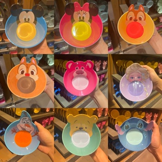 จานชามเรซิ่น ลายการ์ตูน Disney Daigou Mickey Minnie Strawberry Bear Chip n Dai Stitch Three-Eyed