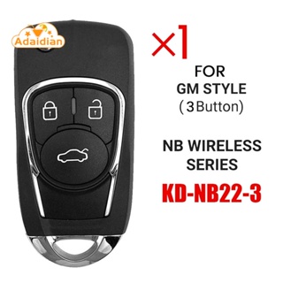 กุญแจรีโมตรถยนต์ 3 ปุ่ม สําหรับ KEYDIY NB22-3 KD KD900 KD-X2 KD MINI KD-MAX สไตล์ GM 1 ชิ้น