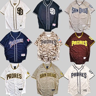 เสื้อกีฬาเบสบอลแขนสั้น ลาย Mlb Jersey พลัสไซซ์ สไตล์ฮิปฮอปเรโทร สําหรับผู้ชาย และผู้หญิง