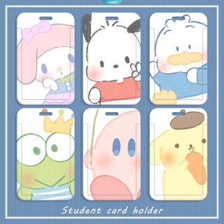 พวงกุญแจ จี้รูปรถบัส Sanrio Pochacco MyMelody ID Card สําหรับโรงเรียน