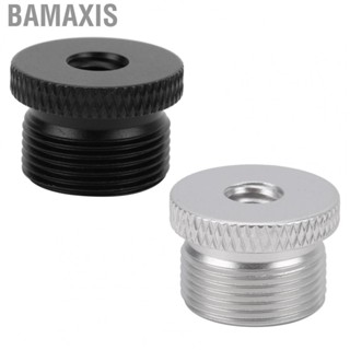 Bamaxis Mic Stand Adapter 1/4 Inch Female to 5/8 Inch Male Screw Thread Adapter for   Microphone Stand Thread Adapter