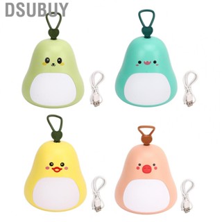 Dsubuy Cartoon Bedside Lamp  Cute Night Light Eye Protection USB Charging Touch Control Energy Saving Stepless Dimming for Living Room