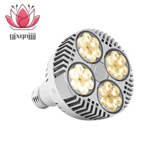 E27 หลอดไฟ 35W LED ฟูลสเปกตรัม แสงวอร์มไวท์ สําหรับปลูกพืชในร่ม และเรือนกระจก