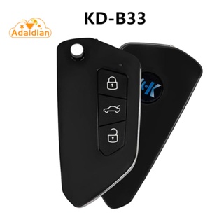 Keydiy B33 KD รีโมตกุญแจรถยนต์ 3 ปุ่ม สําหรับโปรแกรมเมอร์ Golf 8 Style for KD900 KD-X2 KD MINI URG200