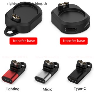 Righteousflourishs.th อะแดปเตอร์ชาร์จ Type C Micro IOS USB ตัวเมีย เป็น 4Pin