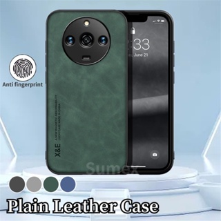 เคสโทรศัพท์มือถือหนัง กันกระแทก สีพื้น หรูหรา สําหรับ Realme 11 Pro Plus 11X 5G hp Realme11 NFC 4G Real me Realmi 11Pro Pro+ 2023