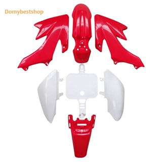 [Domybestshop.th] แฟริ่งพลาสติก สีแดง และสีขาว สําหรับรถวิบาก Honda CRF XR 50 CRF 125cc SSR PRO