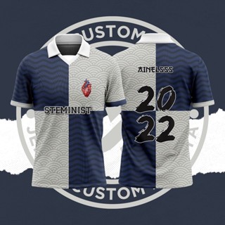 Steminist MALAYA EDITION JERSEY COLLAR RETRO TEAM BALL CLOTHES