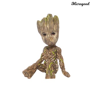 Mig Guardians of Galaxy Sitting Tree Man โมเดลฟิกเกอร์กรูท ของเล่นสําหรับเด็ก