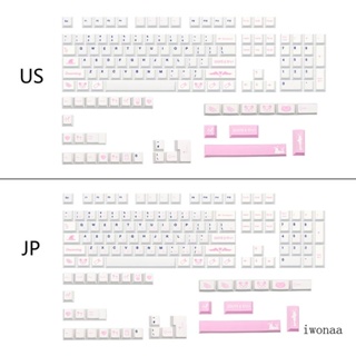 Iwo ปุ่มกดคีย์บอร์ด ลายเชอร์รี่ 137 คีย์ สําหรับ MX Switch GK61 64 68 87 104 108