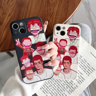 เคสโทรศัพท์มือถือ ลายการ์ตูนอนิเมะ Slam Dunk สําหรับ Iphone 6 6s 7 8 Plus X Xr Xs 11 12 13 14 Pro Max Series