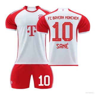 Yp2 เสื้อยืด ลายทีมชาติฟุตบอล Bayern Munchen Home Jersey Sane 23-24 ชุดเหย้า PY2 2 ชิ้น ต่อชุด