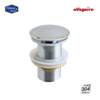 VEGARR สะดืออ่างล้างหน้า แบบกด รุ่น V816F สแตนเลส