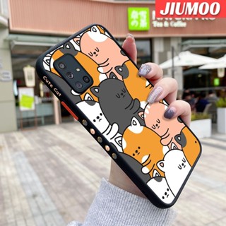 เคสโทรศัพท์มือถือ ซิลิโคนแข็ง บาง กันกระแทก ลายการ์ตูนแมวน่ารัก สําหรับ Samsung A71 4G A71 5G