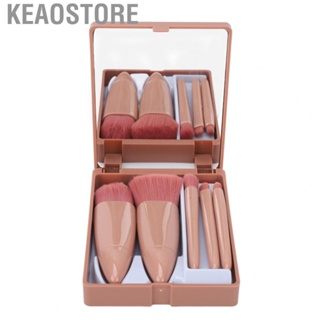 Keaostore Make Up Brush  Facial Makeup Eyeshadow with Mirror Storage Box for Beginners