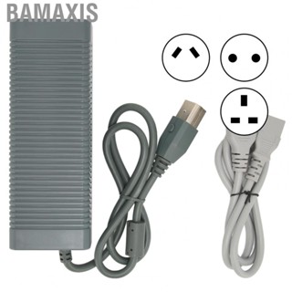 Bamaxis Power Supply  Stable Practical Plug and Play Game Console Adapter 185-265V for Xbox 360