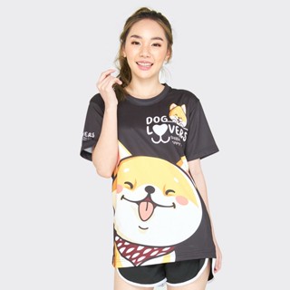 พร้อมส่ง ทุกวัน เสื้อวิ่งพิมพ์ลายหมาชิบะ Shiba