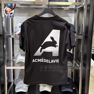 Av ใหม่ เสื้อยืดแขนสั้น ทรงหลวม ลายกระต่าย สําหรับทุกเพศ