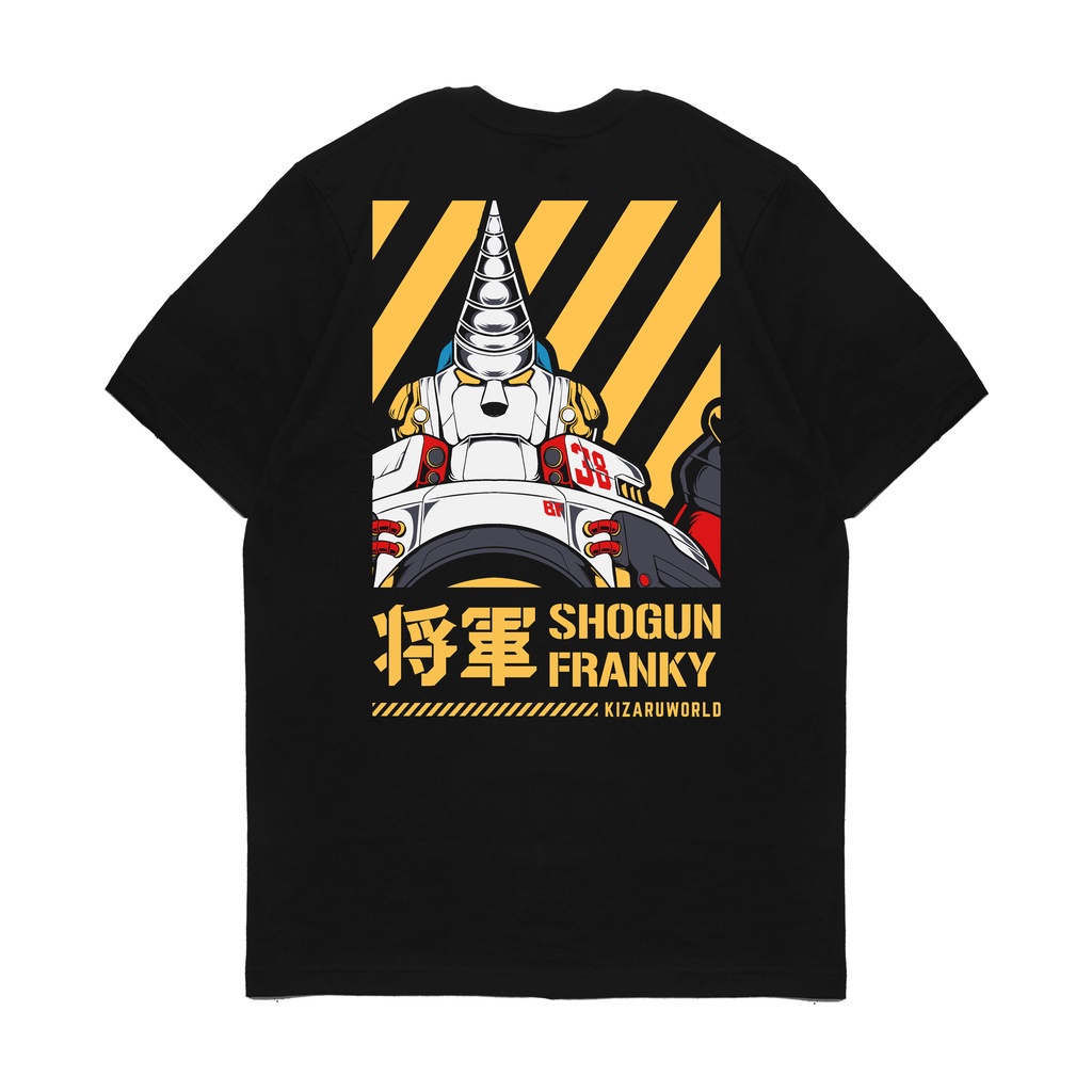 เสื้อยืด ดูดีนี่ เสื้อยืด ลายการ์ตูนอนิเมะ One Piece SHOGUN FRANKY Kizarusize: S-5XL