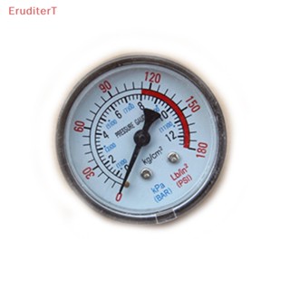 [EruditerT] เครื่องวัดความดันไฮดรอลิค คอมเพรสเซอร์แอร์ 0-180PSI 0-12Bar [ใหม่]