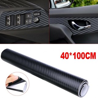 ⚡READYSTOCK⚡Wrap Sticker Black Vinyl 100% Brand New 100cm X 40cm Brand New Car Interior