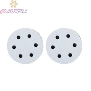 【COLORFUL】Sponge Interface Pad Soft Sponge 2PCS 6 Holes 8mm Cushion Pad Replacement