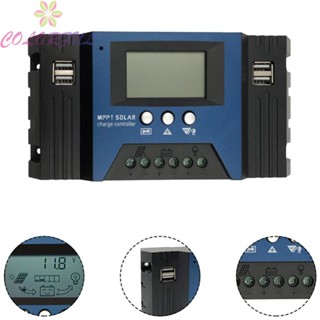 【COLORFUL】1* MPPT Solar Charge Controller 12V/ 24V 30-100A PV Charge Controller Daul 4-USB