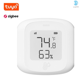 I-tuya ZigBee เครื่องทดสอบอุณหภูมิความชื้น หน้าจอดิจิทัล APP ควบคุมระยะไกล อัจฉริยะ สําหรับบ้าน