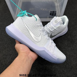 [Company Grade NK] Kyrie 3 Irving 3 Generation รองเท้ากีฬา รองเท้าบาสเก็ตบอล ลําลอง สีขาว สีเงิน สําหรับผู้ชาย ผู้หญิง