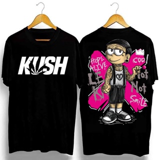 [S-5XL]KUSH เสื้อยืดหล่อๆ เสื้อยืดผู้ชาย cotton เสื้อยืดแฟชั่นผ้าฝ้าย เสื้อยืดสีพื้นคอกลมเกรดพรีเมี่ยม