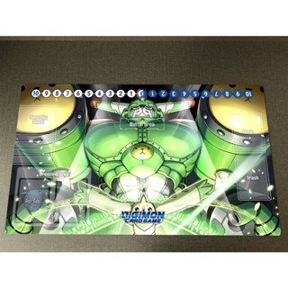 แผ่นรองเมาส์ กันลื่น ลายการ์ตูนอนิเมะ DTCG Duel Playmat Digimon Terriermon สําหรับเล่นเกม