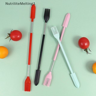 [NutriliteMelting1] ชุดช้อนไม้พายซิลิโคน ขนาดเล็ก พับเก็บได้ สําหรับขูดแยม