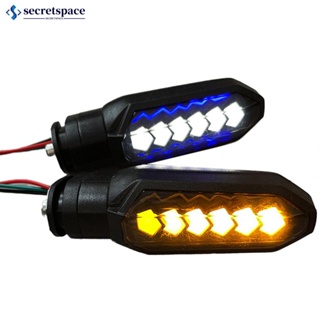 Secretspace ไฟเลี้ยว LED สีเหลืองอําพัน อุปกรณ์เสริม สําหรับรถจักรยานยนต์ Honda150 CB150R 300R CLICK 1251 1501 J2K4 1 ชิ้น