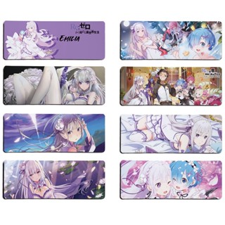 Amylia Re: Zero Emilia แผ่นรองเมาส์เล่นเกม ขนาด 800x300 มม.