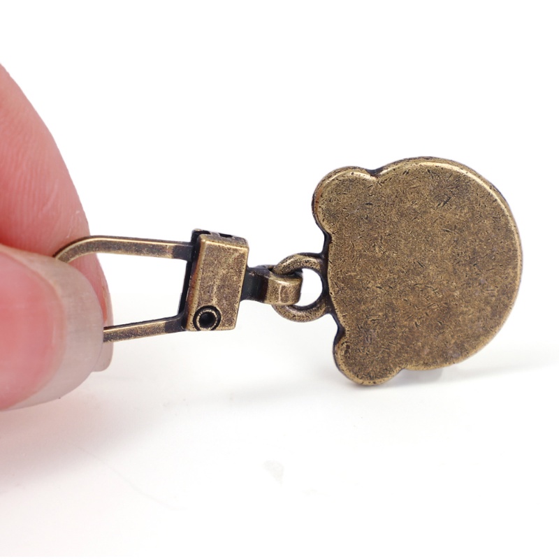 ชุดซ่อมหัวซิปกระเป๋าเดินทาง / ที่ดึงซิปหมีโลหะ / ตัวล็อคแบบถอดเปลี่ยนได้ - รูปที่ 5