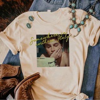 Call Me by Your Name เสื้อยืดลําลอง แขนสั้น พิมพ์ลายกราฟฟิค y2k สําหรับสตรี y2k