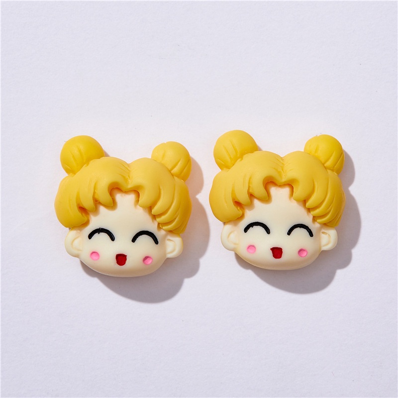 [3#] การ์ตูนสัตว์ หัวก้นเรซิ่น อุปกรณ์ทําด้วยมือ diy อุปกรณ์เครื่องประดับผมเด็ก เคสโทรศัพท์ แผ่นปะรูรองเท้า หัวเข็มขัด อุปกรณ์เสริม FN