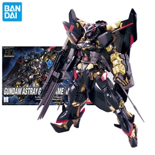 Bandai Genuine Gundam Model Garage Kit HG Series 1/144 Gold Frame Amatsu MINA Anime Action Figure Toys for Boys Collectible Toy