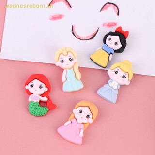 # Wnth # จี้เรซิ่น รูปนางเงือก เจ้าหญิงน่ารัก DIY อุปกรณ์เสริม 10 ชิ้น